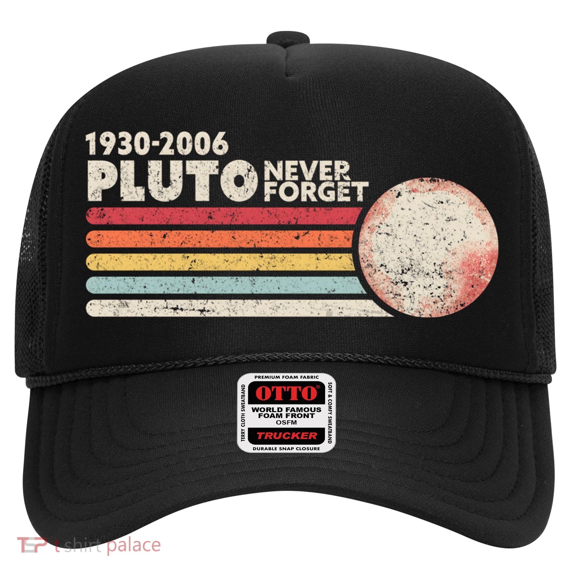 Never Forget Pluto Retro Science Gift Hat