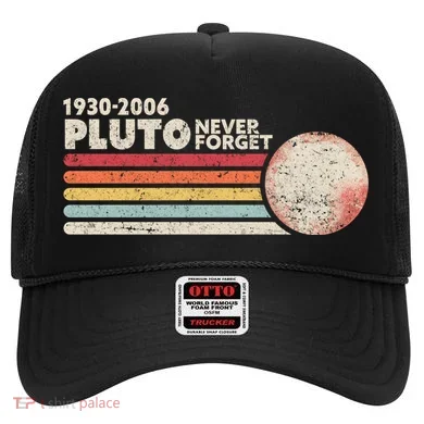 Never Forget Pluto Retro Science Gift Hat