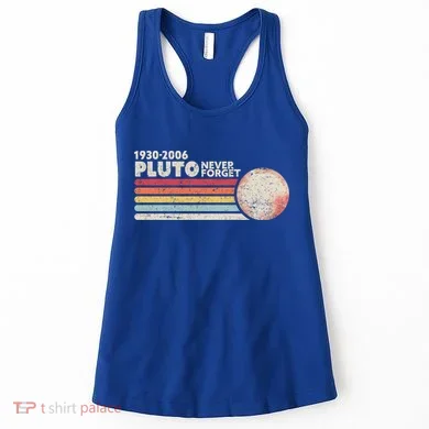 Never Forget Pluto Retro Science Gift Women's Tank Top