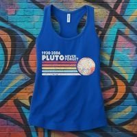 Never Forget Pluto Retro Science Gift Women's Tank Top thumb 3