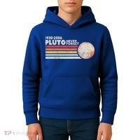 Never Forget Pluto Retro Science Gift Kids Hoodie thumb 4