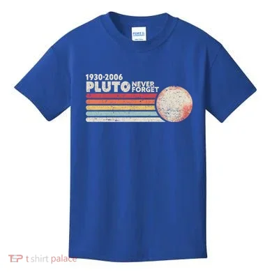 Never Forget Pluto Retro Science Gift Kids T-Shirt