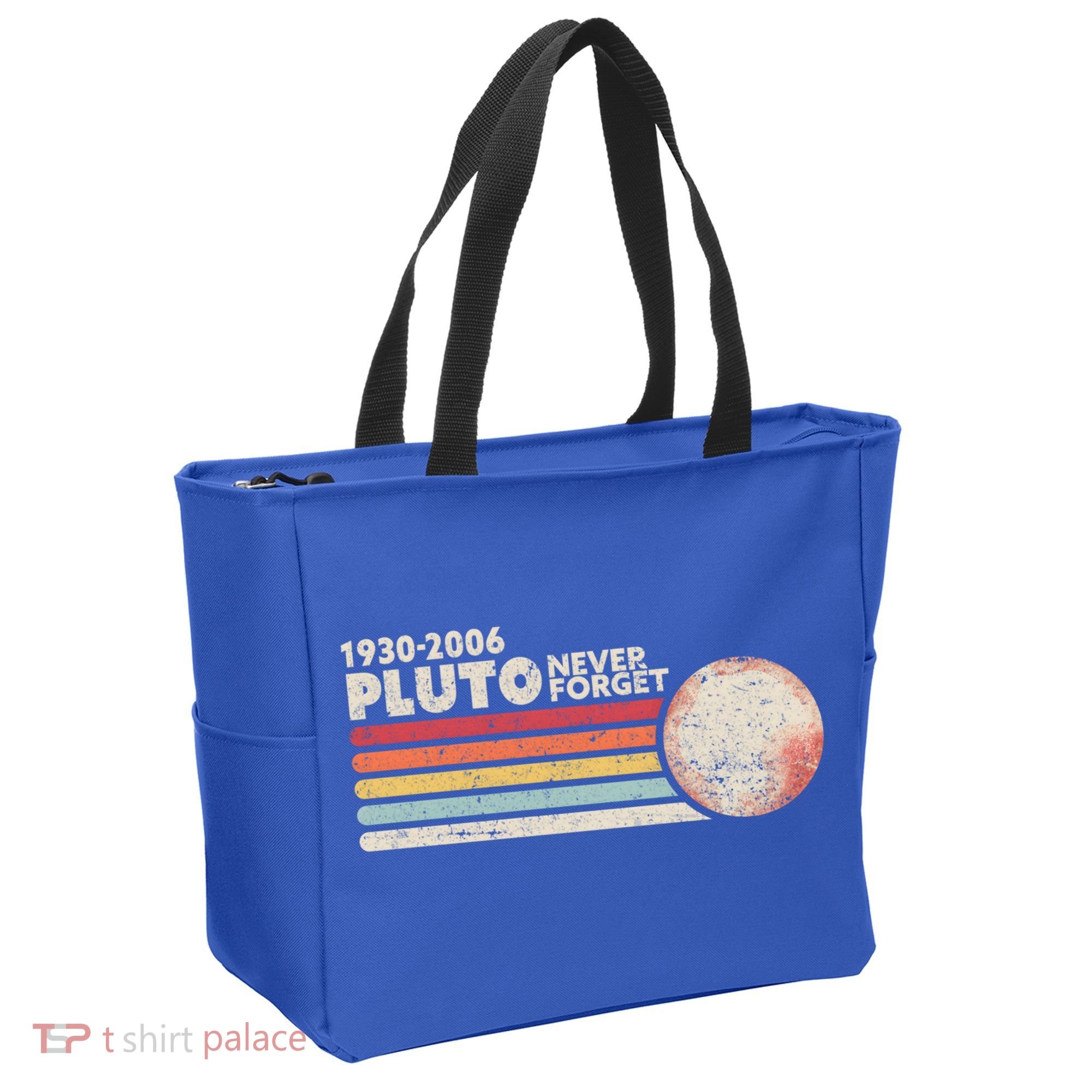 Never Forget Pluto Retro Science Gift Tote Bag