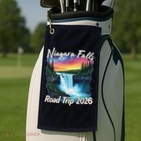 Niagara Falls Road Trip 2026 Golf Towel thumb 2