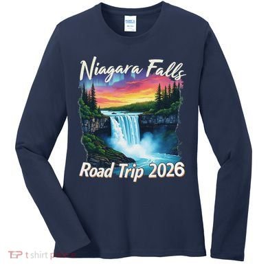 Niagara Falls Road Trip 2026 Women's Long Sleeve Shirt