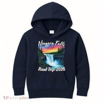 Niagara Falls Road Trip 2026 Kids Hoodie