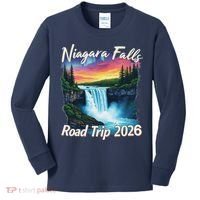 Niagara Falls Road Trip 2026 Kids Long Sleeve Shirt thumb 0