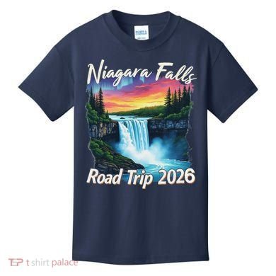 Niagara Falls Road Trip 2026 Kids T-Shirt