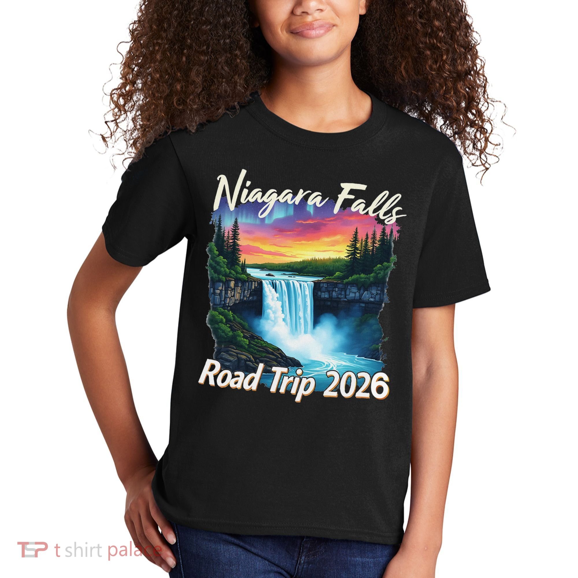 Niagara Falls Road Trip 2026 Kids T-Shirt
