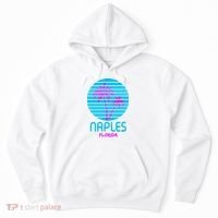 Naples Florida Retro Palm Tree Sunset Hoodie thumb 0