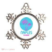 Naples Florida Retro Palm Tree Sunset Ornament thumb 0