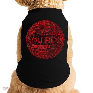 Nottingham Forest Red Typography Football Doggie Tank