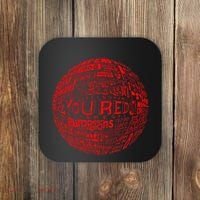 Nottingham Forest Red Typography Football Coaster thumb 0