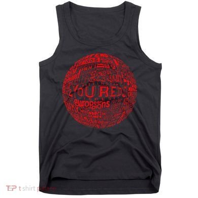 Nottingham Forest Red Typography Football Tank Top
