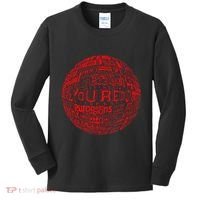 Nottingham Forest Red Typography Football Kids Long Sleeve Shirt thumb 0