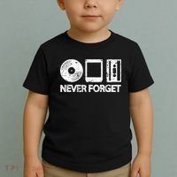 Never Forget Record 8 Track Cassette Tape Toddler T-Shirt thumb 2
