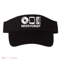 Never Forget Record 8 Track Cassette Tape Visor thumb 0