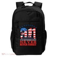 Never Forget September 11 2001 Memorial Day American Flag Backpack thumb 0