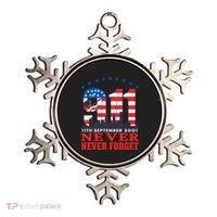 Never Forget September 11 2001 Memorial Day American Flag Ornament thumb 0