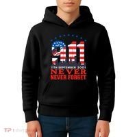 Never Forget September 11 2001 Memorial Day American Flag Kids Hoodie thumb 4