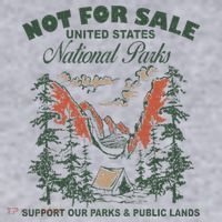 Not For Sale National Parks Support Our Parks Women's Sweatshirt thumb 2