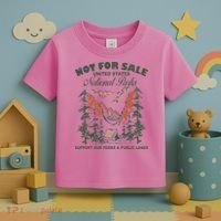 Not For Sale National Parks Support Our Parks Toddler T-Shirt thumb 3