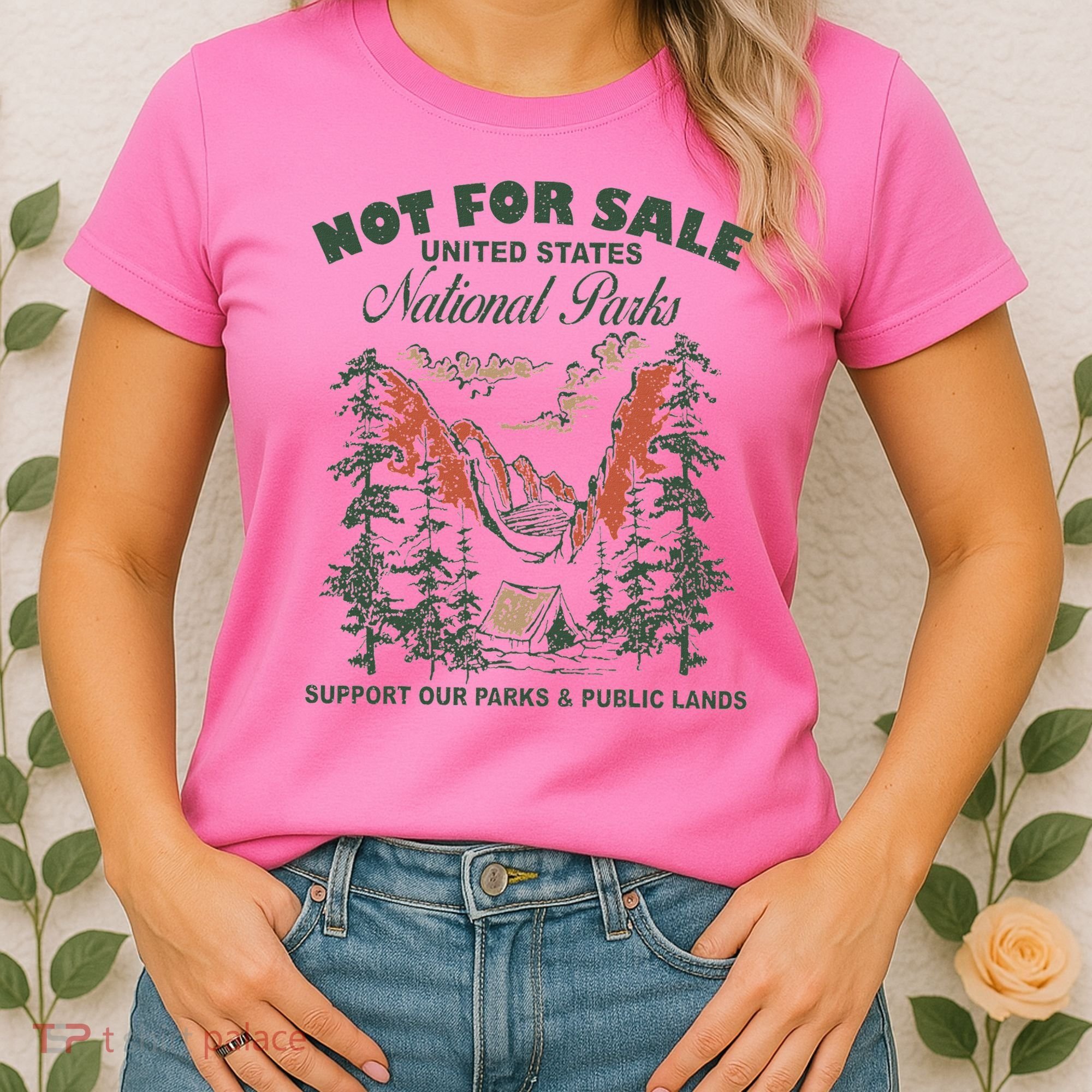 Not For Sale National Parks Support Our Parks Women's T-Shirt