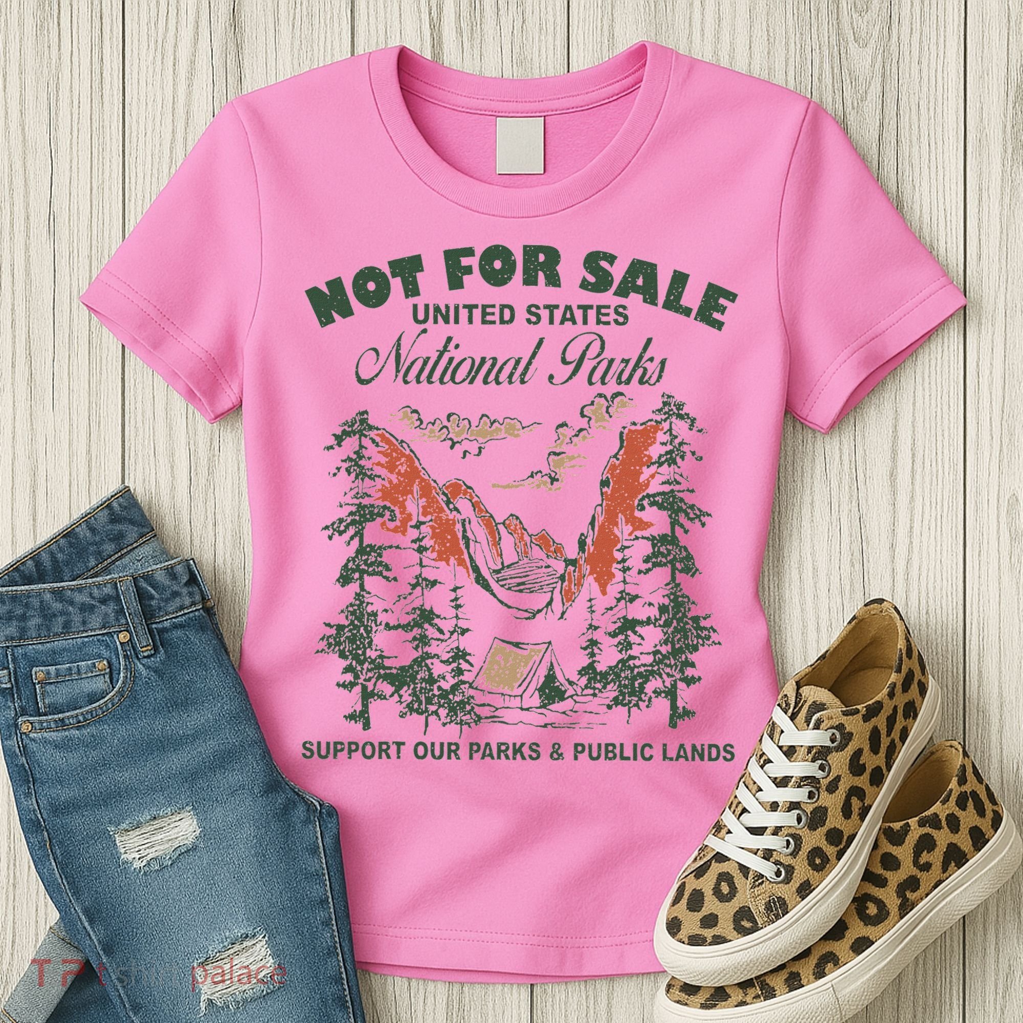 Not For Sale National Parks Support Our Parks Women's T-Shirt