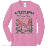 Not For Sale National Parks Support Our Parks Kids Long Sleeve Shirt thumb 0