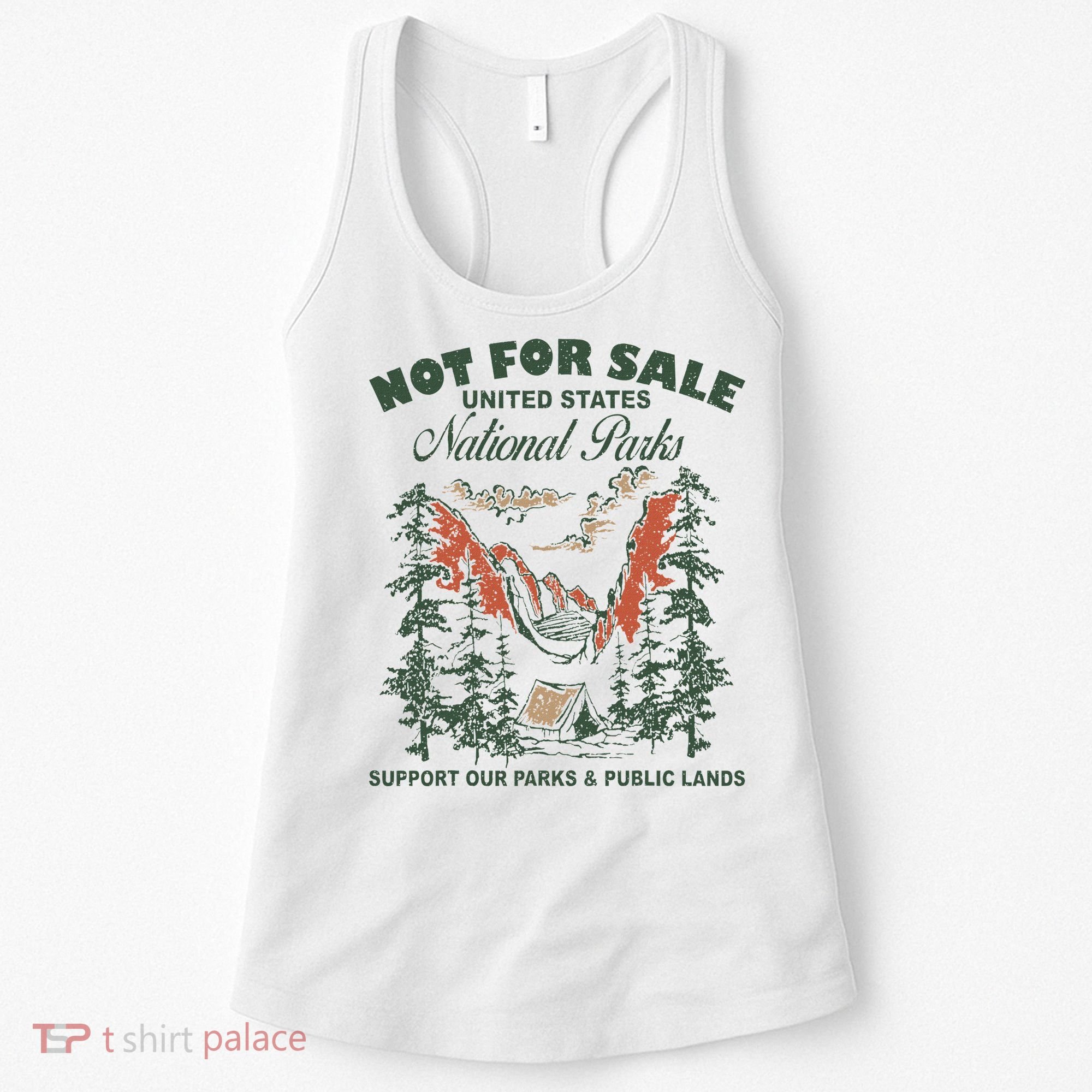 Not For Sale National Parks Support Our Parks Women's Tank Top
