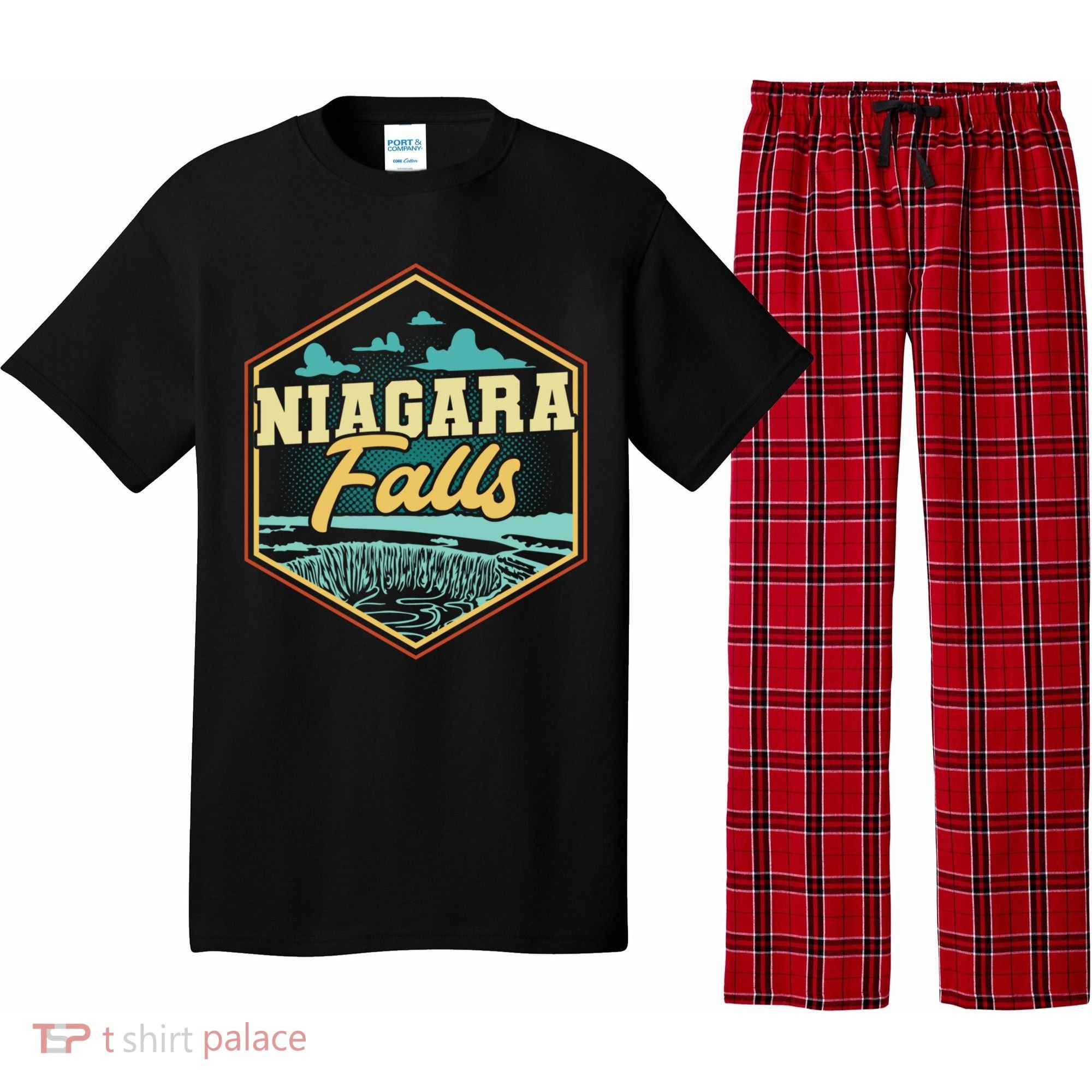 Niagara Falls Souvenir Cool Gift Matching Last Minute Gift Pajama Set