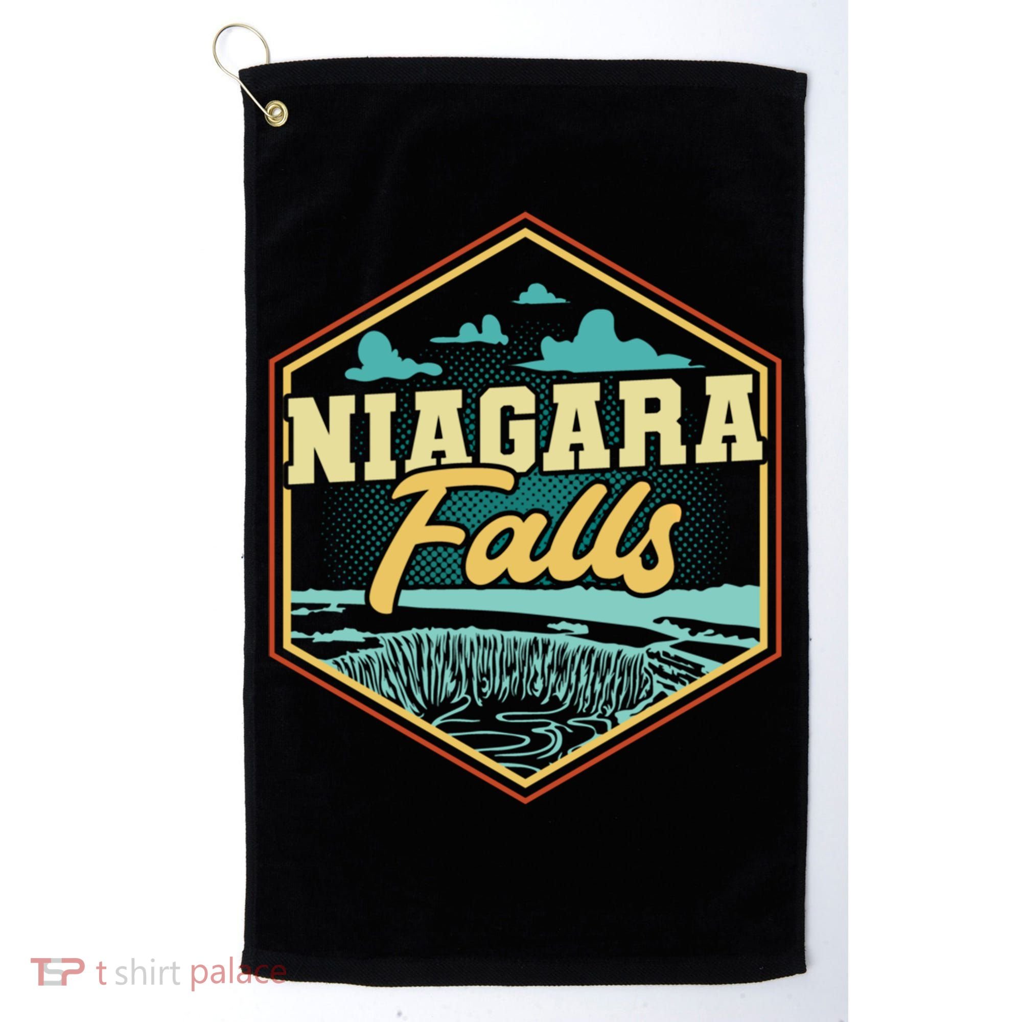 Niagara Falls Souvenir Cool Gift Matching Last Minute Gift Golf Towel