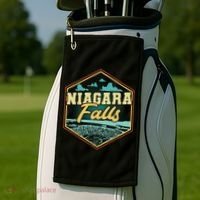 Niagara Falls Souvenir Cool Gift Matching Last Minute Gift Golf Towel thumb 2