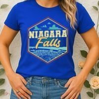 Niagara Falls Souvenir Cool Gift Matching Last Minute Gift Women's T-Shirt thumb 2