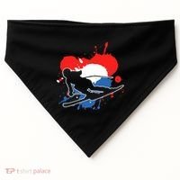Netherlands Flag Skier Dutch Alpine Skiing USA-Made Doggie Bandana thumb 0
