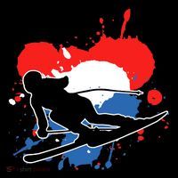 Netherlands Flag Skier Dutch Alpine Skiing Coffee Mug thumb 5
