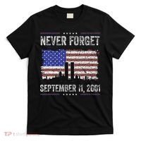 Never Forget September 11 2001 Memorial Day T-Shirt thumb 0