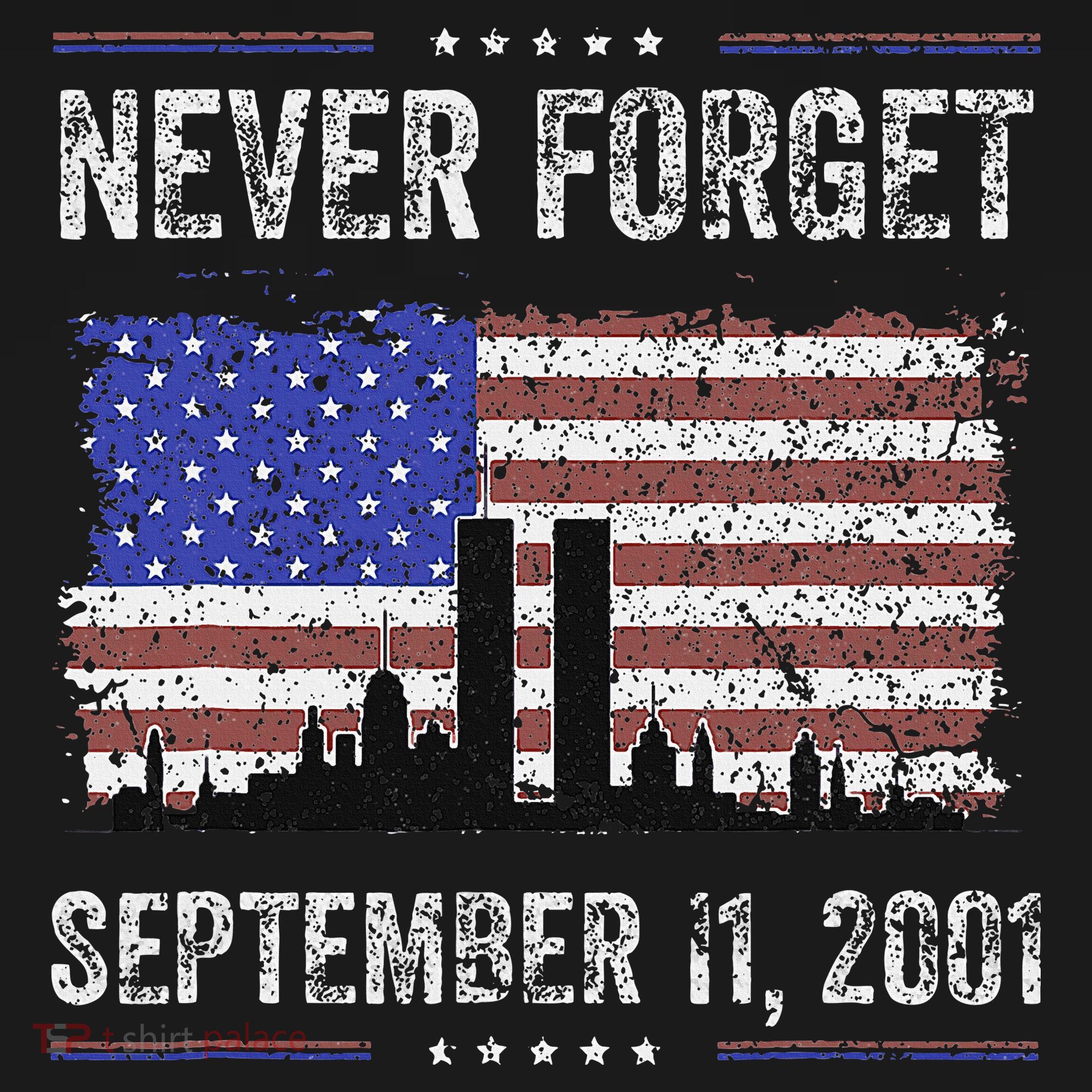Never Forget September 11 2001 Memorial Day Backpack