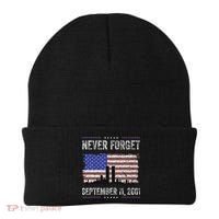 Never Forget September 11 2001 Memorial Day Beanie thumb 0