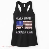 Never Forget September 11 2001 Memorial Day Women's Tank Top thumb 0