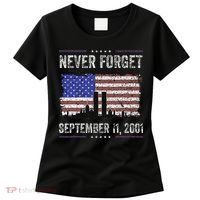 Never Forget September 11 2001 Memorial Day Women's T-Shirt thumb 0