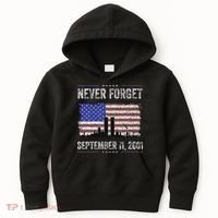 Never Forget September 11 2001 Memorial Day Kids Hoodie thumb 0