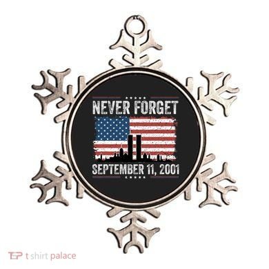 Never Forget September 11 2001 Memorial Day American Flag Ornament