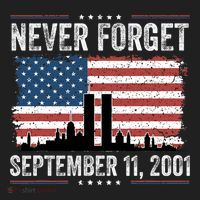 Never Forget September 11 2001 Memorial Day American Flag Hat thumb 2