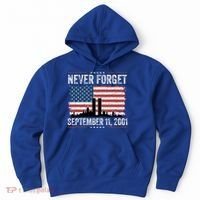 Never Forget September 11 2001 Memorial Day American Flag Hoodie thumb 0