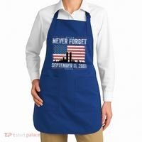 Never Forget September 11 2001 Memorial Day American Flag Apron thumb 2