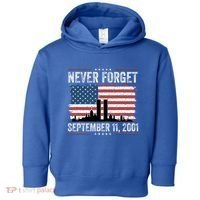 Never Forget September 11 2001 Memorial Day American Flag Toddler Hoodie thumb 0