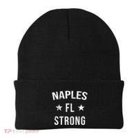 Naples FL Strong Hometown Souvenir Vacation Florida Beanie thumb 0