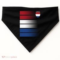Nederland Flag Sport Logo USA-Made Doggie Bandana thumb 0