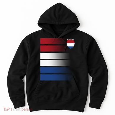 Nederland Flag Sport Logo Hoodie